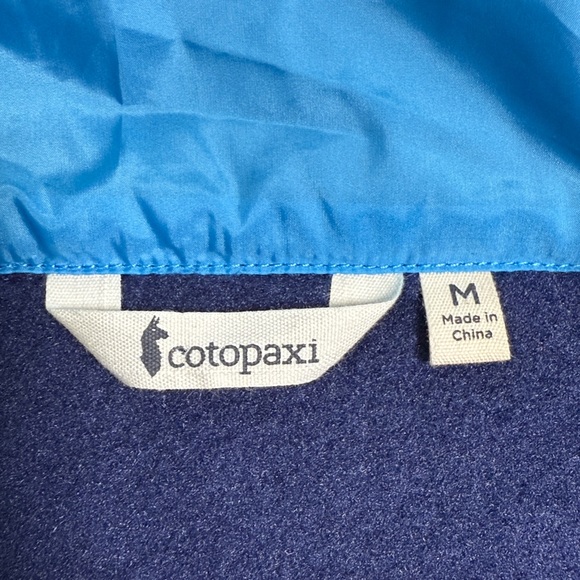COTOPAXI Teca Fleece Full-Zip Jacket Navy Size Medium - Picture 3 of 15